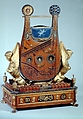 Lyre Zither, Wood, gilding, Italian